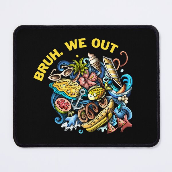 Item preview, Tropical Fishing style Bruh We Out designed and sold by Harsh Katariya.