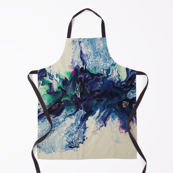 Item preview, Purple and Blue Blowout Pour Painting designed and sold by M-Proven.