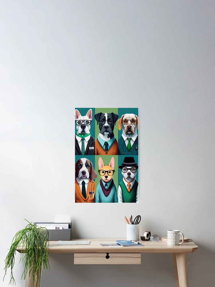 Thumbnail 2 of 3, Poster, Professional Dogs designed and sold by InkspireWay.