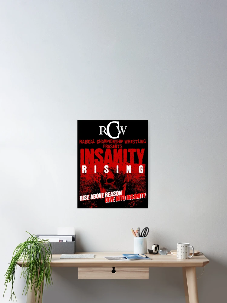 Thumbnail 2 of 3, Poster, RCW Insanity Rising designed and sold by SunsetIconic.