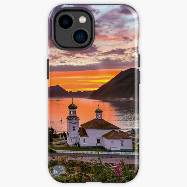 Aleutian Life Unalaska Cathedral Sunrise iPhone Tough Case