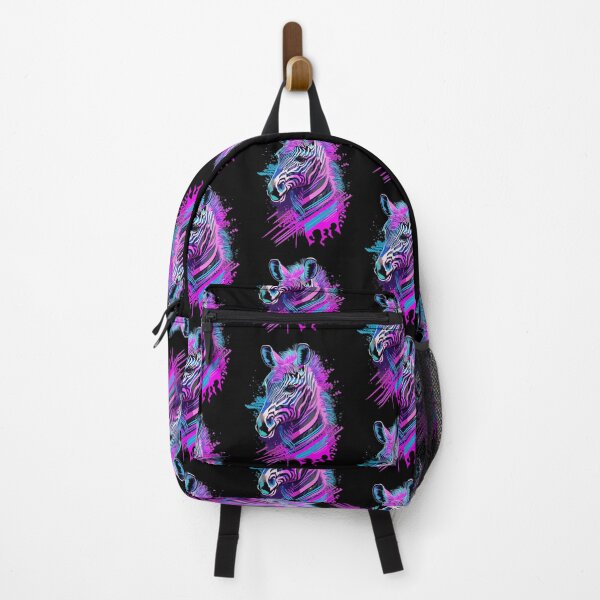 Item preview, Synthwave cute zebra head designed and sold by Pride-Casuals.