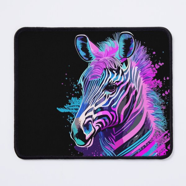 Item preview, Synthwave cute zebra head designed and sold by Pride-Casuals.