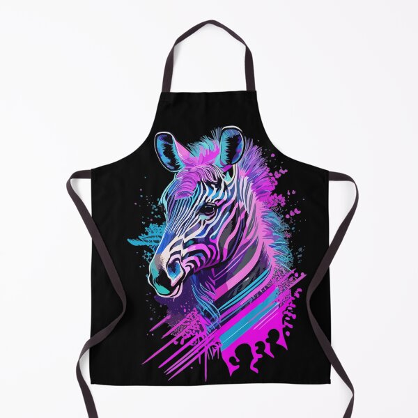 Item preview, Synthwave cute zebra head designed and sold by Pride-Casuals.