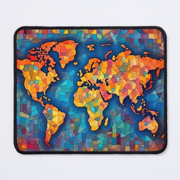 Item preview, Mosaic of the world designed and sold by PixlMasterpiece.