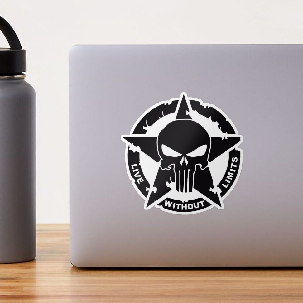 Adesivo The Punisher 12cm x 16cm - iPamp Stickers