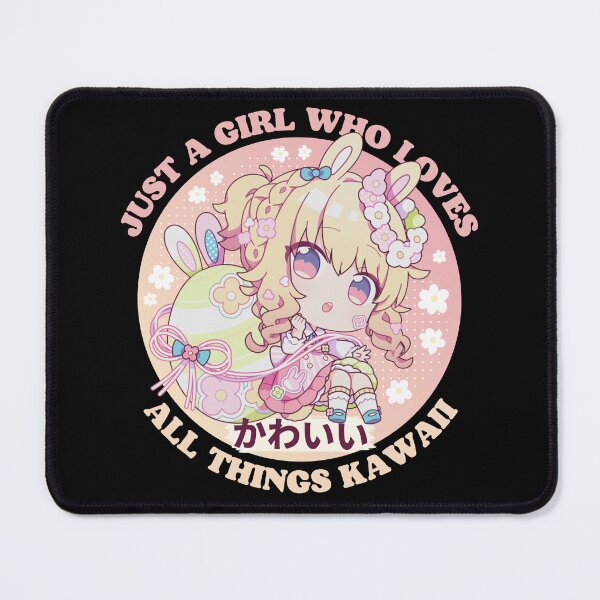 Item preview, Just a Girl Who Loves All Things Kawaii I Pink designed and sold by MadeByBeata.