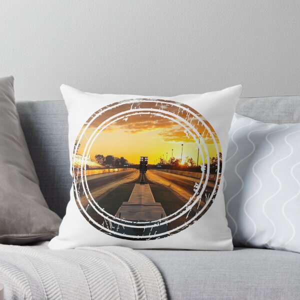 Item preview, Sunset Drag Track Drag Strip Christmas Tree Sun on Golden Hour designed and sold by dragphotos.