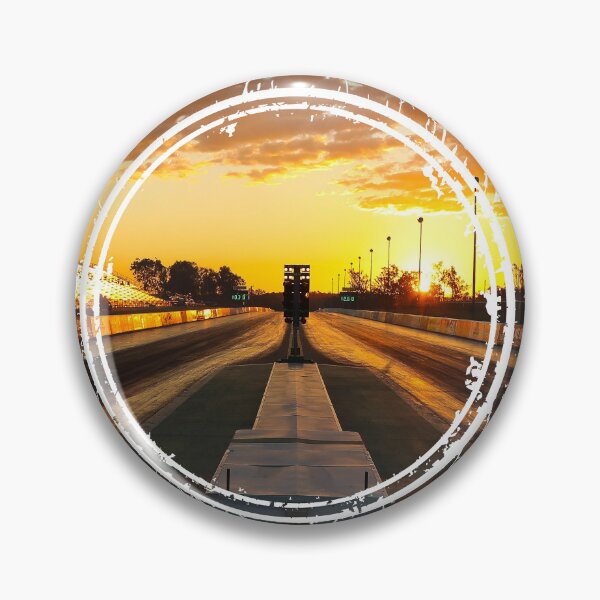 Item preview, Sunset Drag Track Drag Strip Christmas Tree Sun on Golden Hour designed and sold by dragphotos.