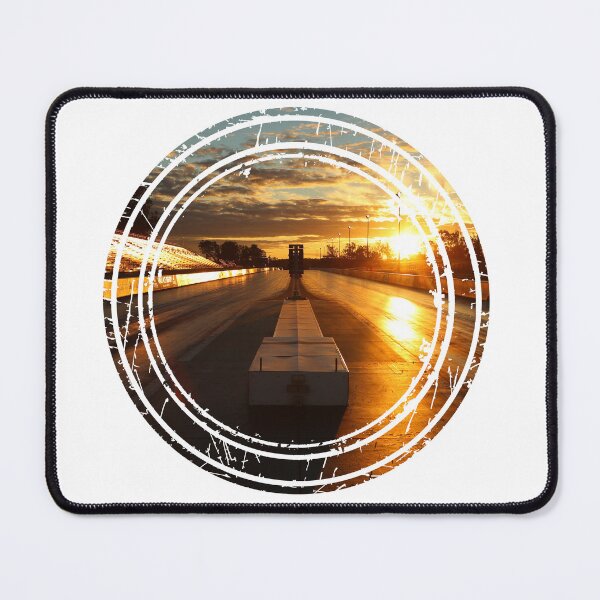 Item preview, Drag Track Drag Strip Christmas Tree Sun on Golden Hour designed and sold by dragphotos.