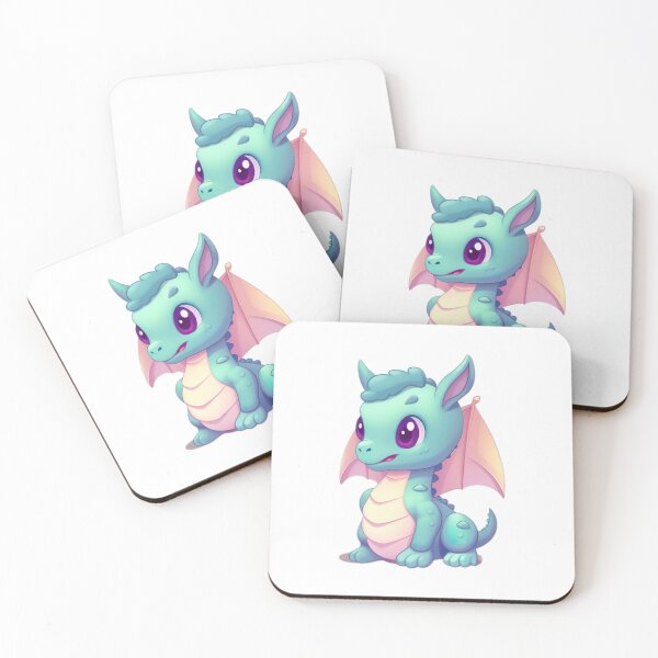 Item preview, Cute Blue Cartoon Dragon - Baby Dragon designed and sold by unknown-places.