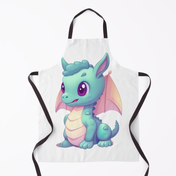 Artikelvorschau, Niedlicher Blauer Cartoon Drache - Baby Drache entworfen und verkauft von unknown-places.
