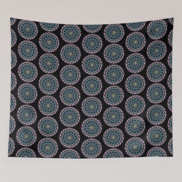 Item preview, Kaleidoscope July 4th Stars and Stripes in Celtic Circle Frame 1 designed and sold by Swabcraft.