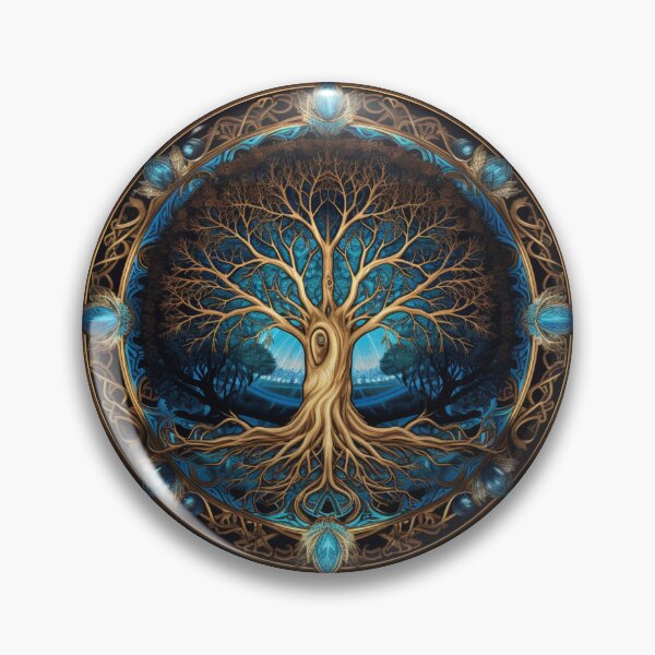 Artikelvorschau, Viking Mythology Classic | Black | Tree of Yggdrasil entworfen und verkauft von FantasySoul.