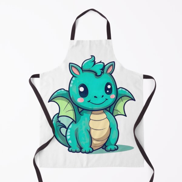 Artikelvorschau, Niedlicher Blauer Cartoon Drache - Baby Drache entworfen und verkauft von unknown-places.