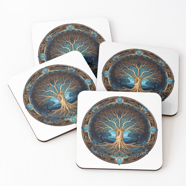 Item preview, Viking Mythology Classic | White | Tree of Yggdrasil designed and sold by FantasySoul.