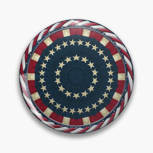 Artikelvorschau, Kaleidoscope July 4th Stars and Stripes in Celtic Circle Frame 5 entworfen und verkauft von Swabcraft.