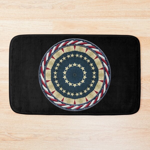 Item preview, Kaleidoscope July 4th Stars and Stripes in Celtic Circle Frame 6 designed and sold by Swabcraft.