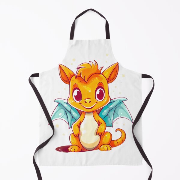 Artikelvorschau, Niedlicher Orange Cartoon Drache - Baby Drache entworfen und verkauft von unknown-places.