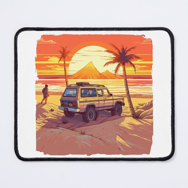 Item preview, Sunset Serenity: Beachside SUV Escape designed and sold by SynthPrint.
