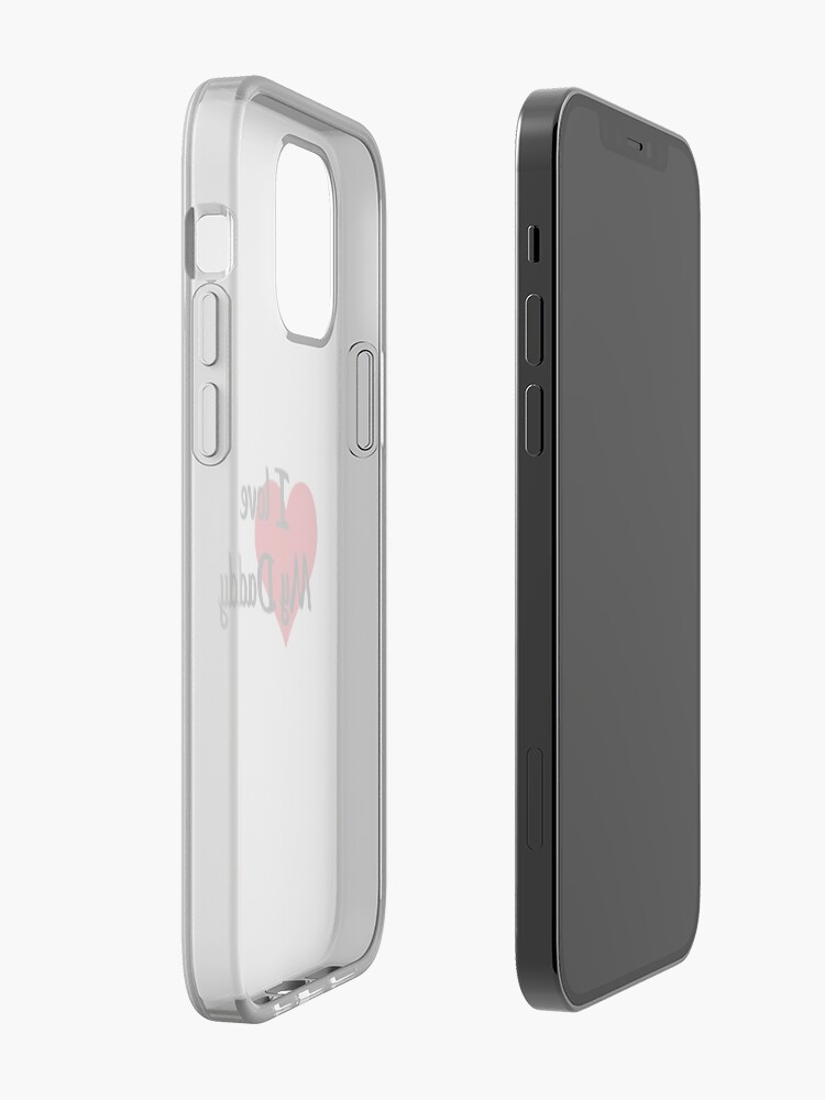 Black I Love My Daddy With Red Heart For T Shirts Stickers Etc On Transparent Background Iphone Case Cover By Maxaltamor Redbubble