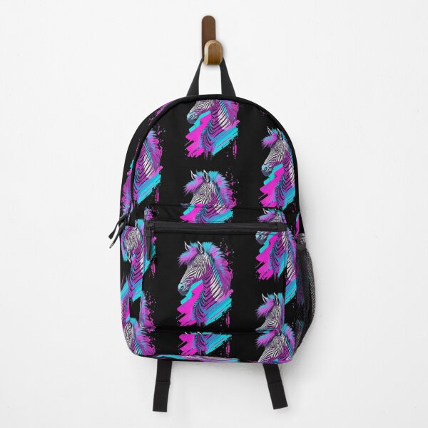 Item preview, Synthwave cute zebra head designed and sold by Pride-Casuals.