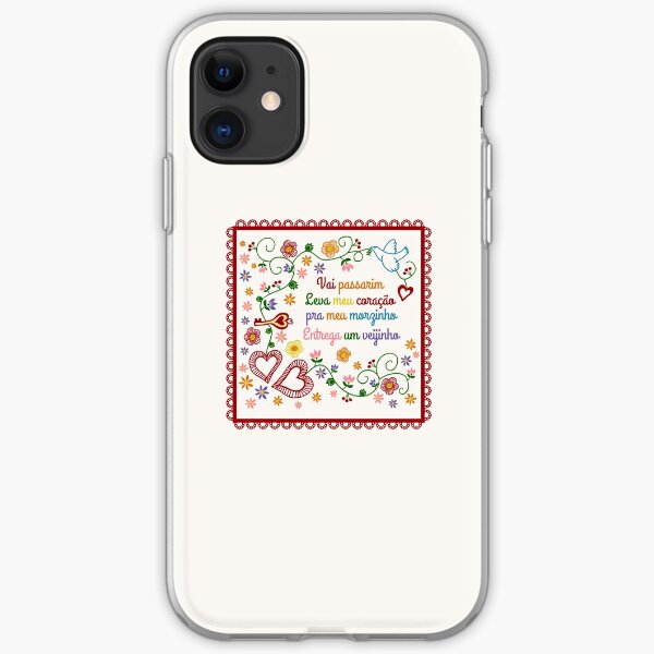 Valentines Gift or Lenço dos Namorados iPhone Soft Case