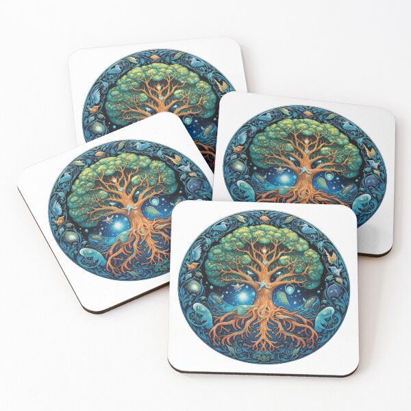 Item preview, Scandinavian Mythology Classic | White | Tree of Yggdrasil designed and sold by FantasySoul.