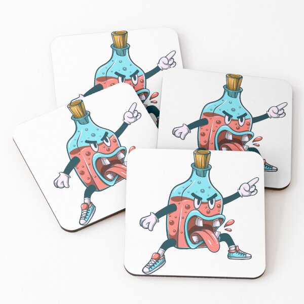 Item preview, monster bottle cartoon graffiti designed and sold by twelvestd.