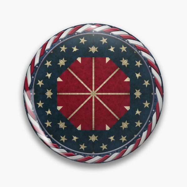 Artikelvorschau, Kaleidoscope July 4th Stars and Stripes in Celtic Circle Frame 12 entworfen und verkauft von Swabcraft.