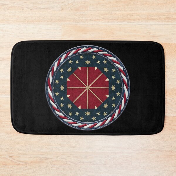 Item preview, Kaleidoscope July 4th Stars and Stripes in Celtic Circle Frame 12 designed and sold by Swabcraft.