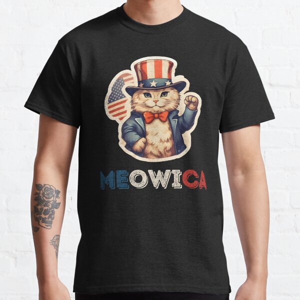 4th of july cat shirt