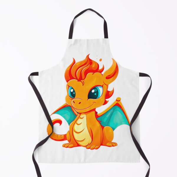 Artikelvorschau, Niedlicher Orange Cartoon Drache - Baby Drache entworfen und verkauft von unknown-places.