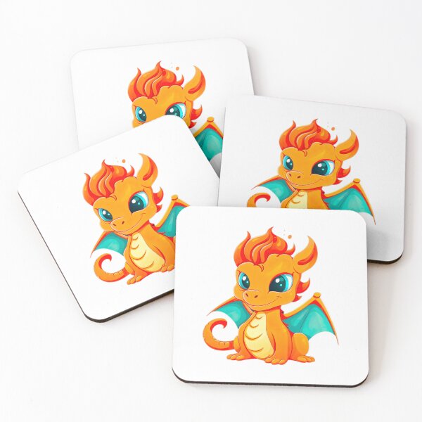 Item preview, Cute Orange Cartoon Dragon - Baby Dragon designed and sold by unknown-places.