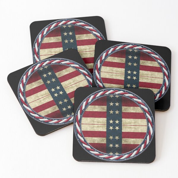 Item preview, Kaleidoscope July 4th Stars and Stripes in Celtic Circle Frame 19 designed and sold by Swabcraft.