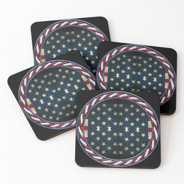 Item preview, Kaleidoscope July 4th Stars and Stripes in Celtic Circle Frame 20 designed and sold by Swabcraft.
