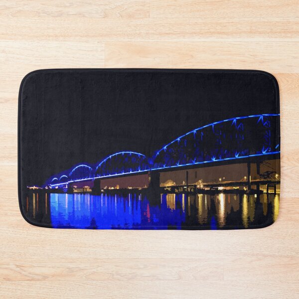 Item preview, Big Four Bridge, Louisville, Kentucky, USA, Travel Print designed and sold by summattodraw.
