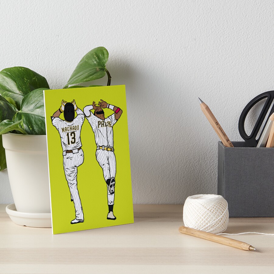 Manny Machado and Fernando Tatis Jr. Celebration Art Board Print for Sale  by RatTrapTees