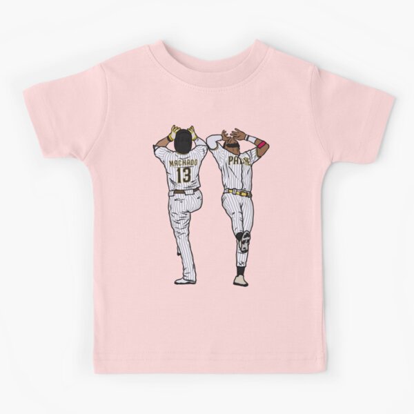 Manny Machado and Fernando Tatis Jr. Celebration Kids T-Shirt for