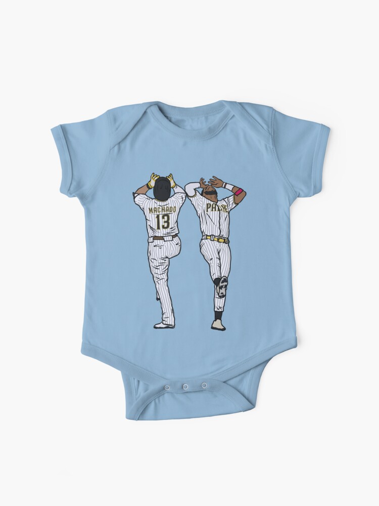Manny Machado and Fernando Tatis Jr. Celebration Baby One-Piece for Sale  by RatTrapTees