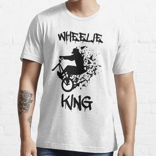 "Wheelie King Stunt Rider Shirt" Tshirt for Sale by Babacarino Redbubble bicycle tshirts