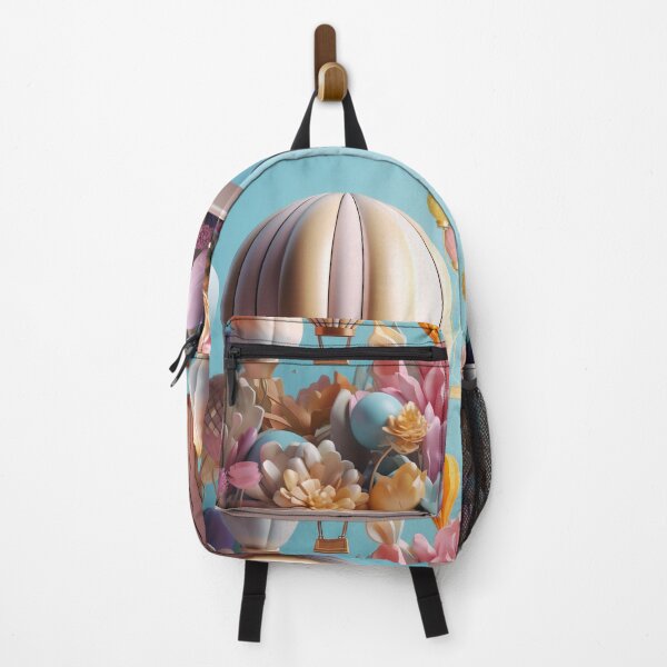 Item preview, Flowery balloon ride designed and sold by PoppinArtFox.
