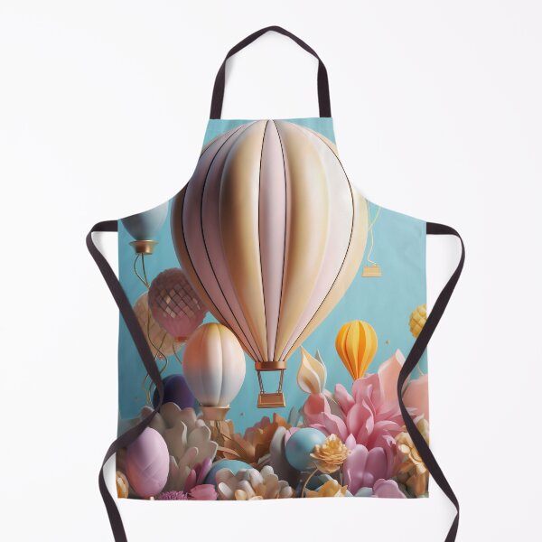 Item preview, Flowery balloon ride designed and sold by PoppinArtFox.