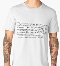 Anonymous Letter to Sammi Men's Premium T-Shirt