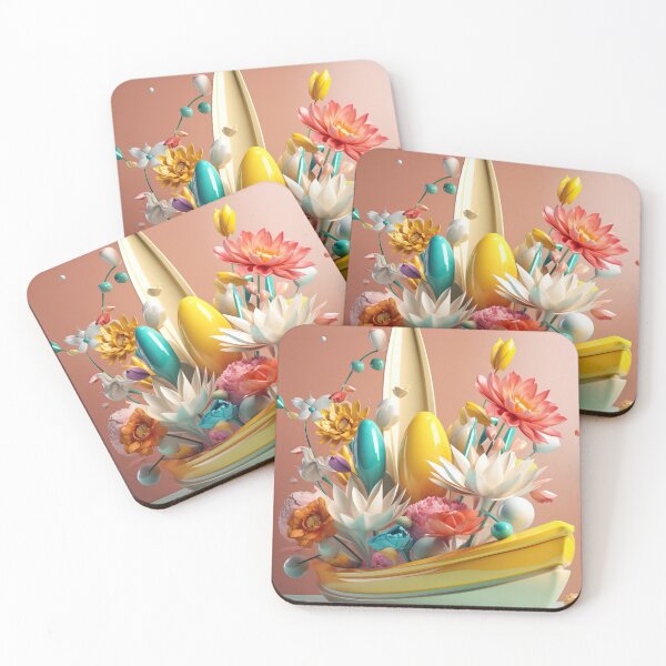Item preview, Flowery boat designed and sold by PoppinArtFox.