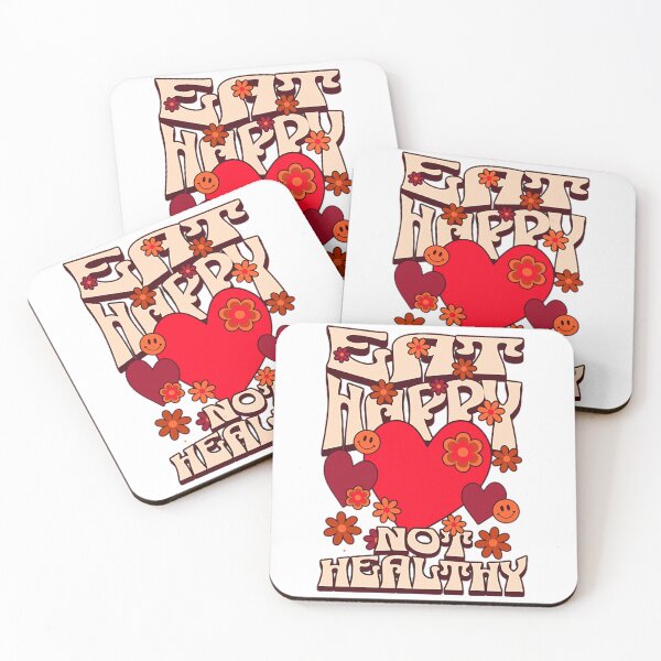 Item preview, EAT HAPPY NOT HEALTHY designed and sold by Permana96.