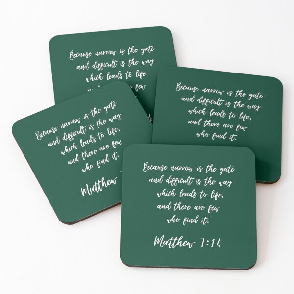 Item preview, Matthew 714 Narrow is the gate - Inspirational designed and sold by meShirtUS.