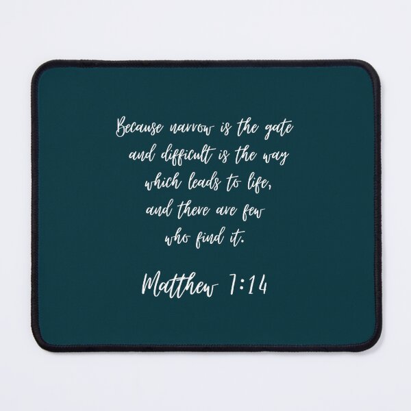 Item preview, Matthew 714 Narrow is the gate - Inspirational designed and sold by meShirtUS.
