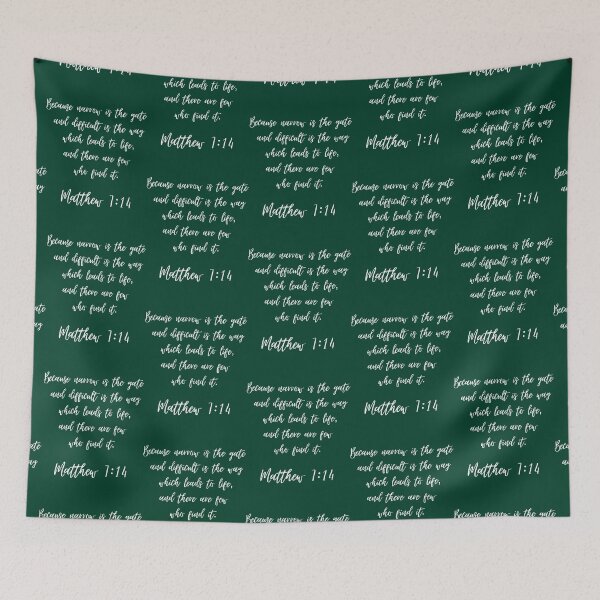 Item preview, Matthew 714 Narrow is the gate - Inspirational designed and sold by meShirtUS.
