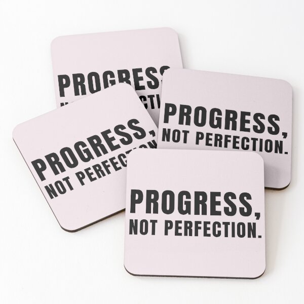 Item preview, Progress, not perfection. designed and sold by KMQN.